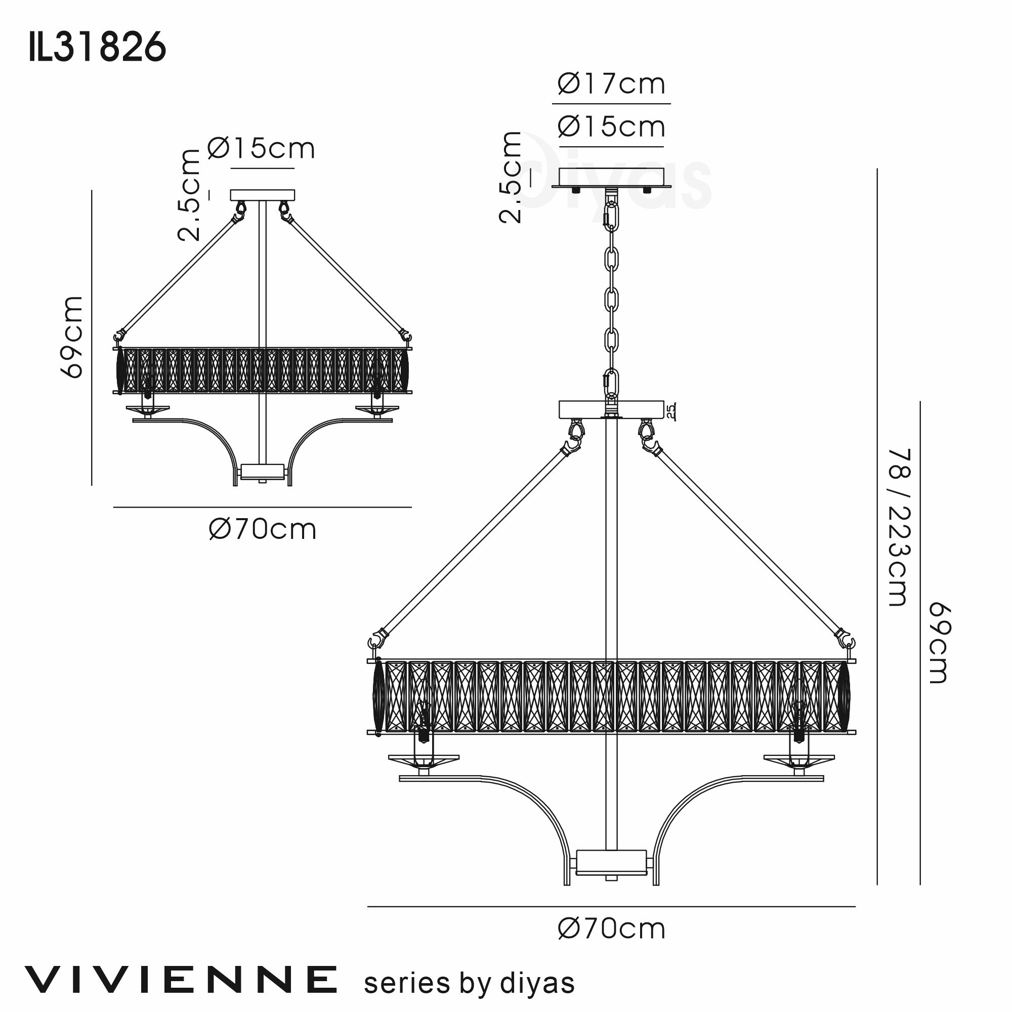 Vivienne French Gold Crystal Ceiling Lights Diyas Statement Crystal Fittings